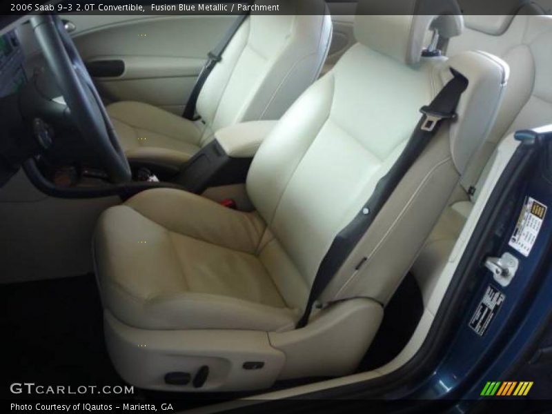 Fusion Blue Metallic / Parchment 2006 Saab 9-3 2.0T Convertible