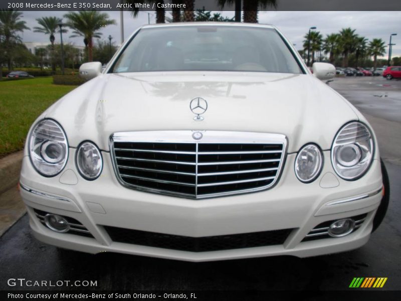 Arctic White / Cashmere 2008 Mercedes-Benz E 350 Sedan