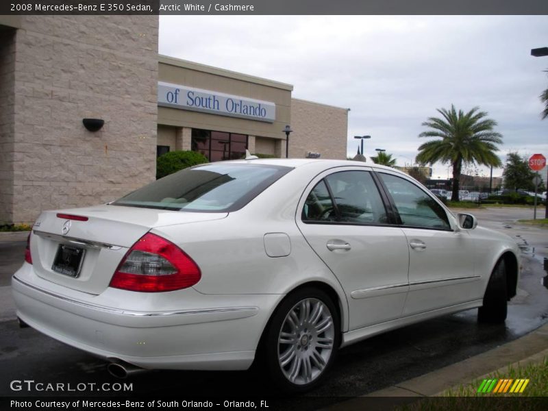 Arctic White / Cashmere 2008 Mercedes-Benz E 350 Sedan