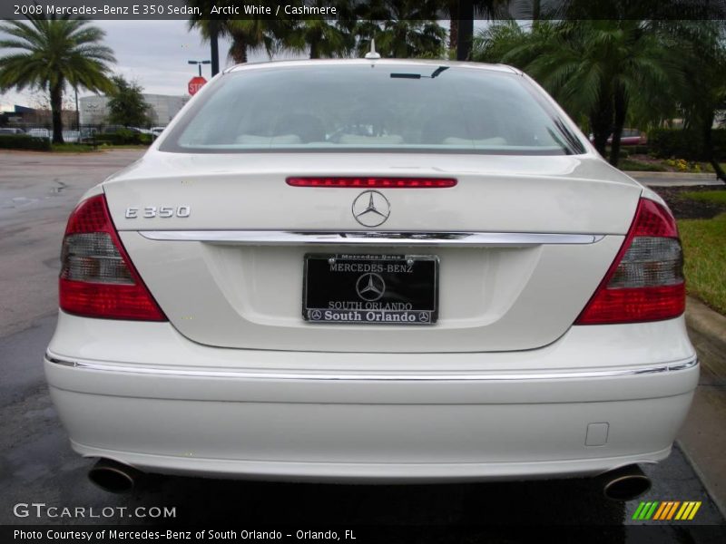 Arctic White / Cashmere 2008 Mercedes-Benz E 350 Sedan
