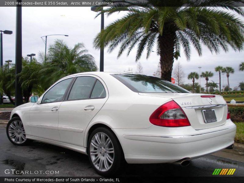 Arctic White / Cashmere 2008 Mercedes-Benz E 350 Sedan