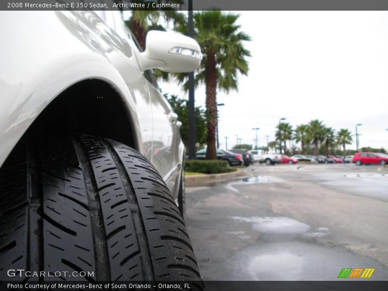 Arctic White / Cashmere 2008 Mercedes-Benz E 350 Sedan