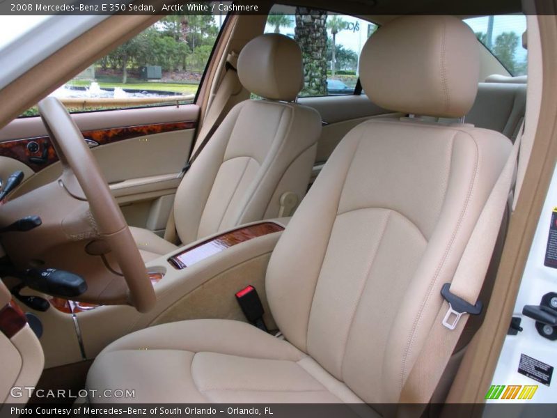 Arctic White / Cashmere 2008 Mercedes-Benz E 350 Sedan