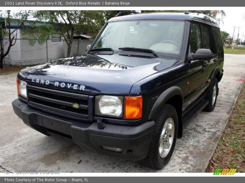 Oxford Blue Metallic / Bahama Beige 2001 Land Rover Discovery II SE