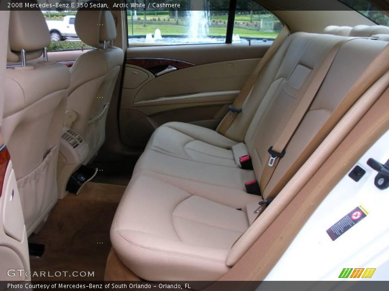 Arctic White / Cashmere 2008 Mercedes-Benz E 350 Sedan