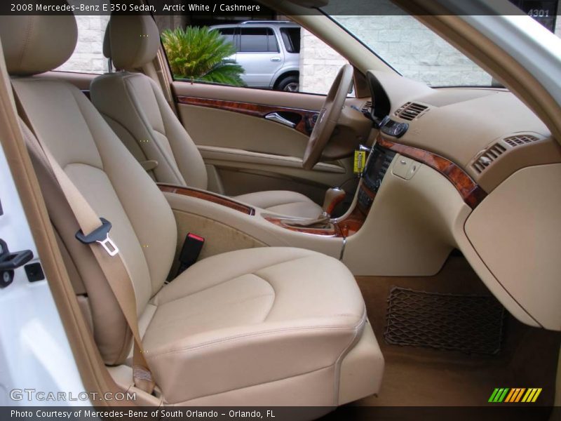 Arctic White / Cashmere 2008 Mercedes-Benz E 350 Sedan