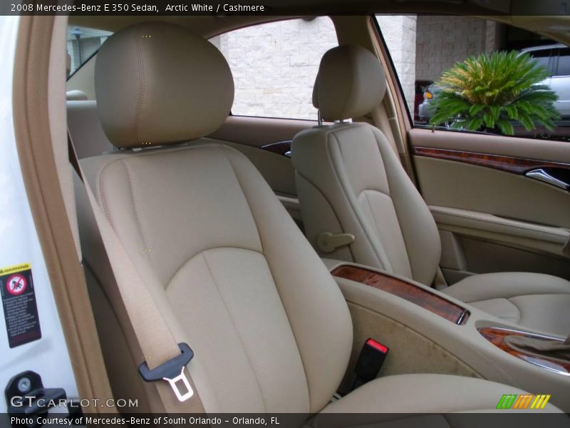 Arctic White / Cashmere 2008 Mercedes-Benz E 350 Sedan