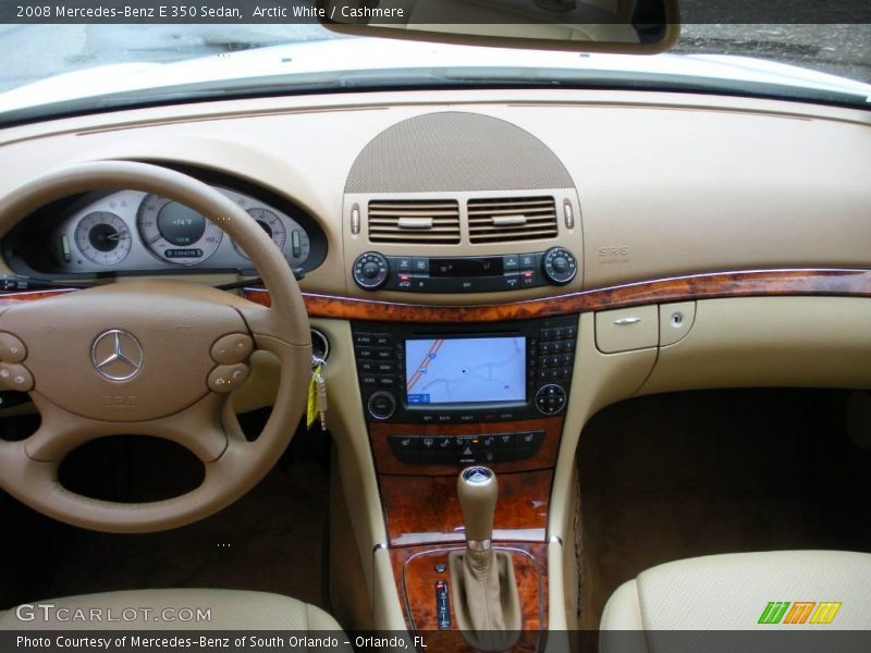 Arctic White / Cashmere 2008 Mercedes-Benz E 350 Sedan