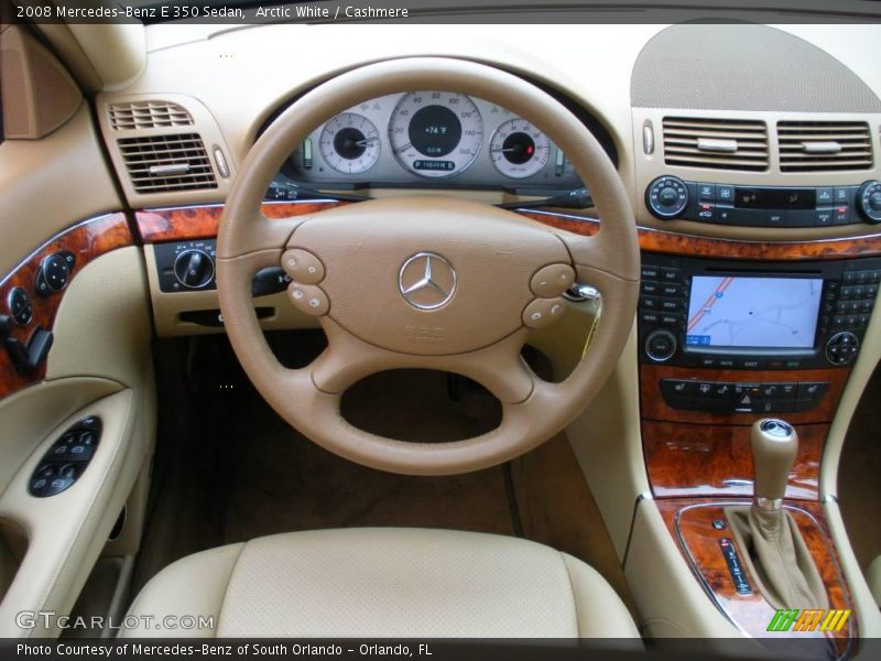 Arctic White / Cashmere 2008 Mercedes-Benz E 350 Sedan