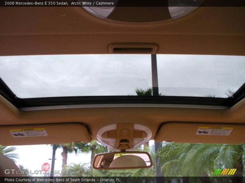 Arctic White / Cashmere 2008 Mercedes-Benz E 350 Sedan