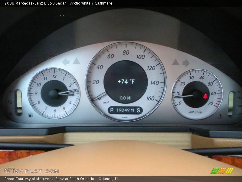 Arctic White / Cashmere 2008 Mercedes-Benz E 350 Sedan