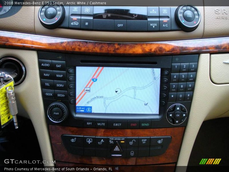 Arctic White / Cashmere 2008 Mercedes-Benz E 350 Sedan