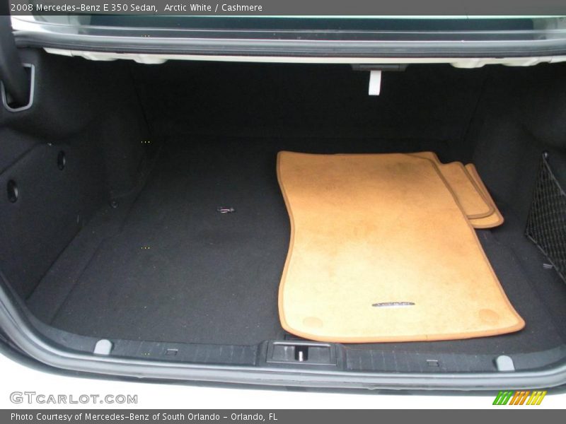 Arctic White / Cashmere 2008 Mercedes-Benz E 350 Sedan