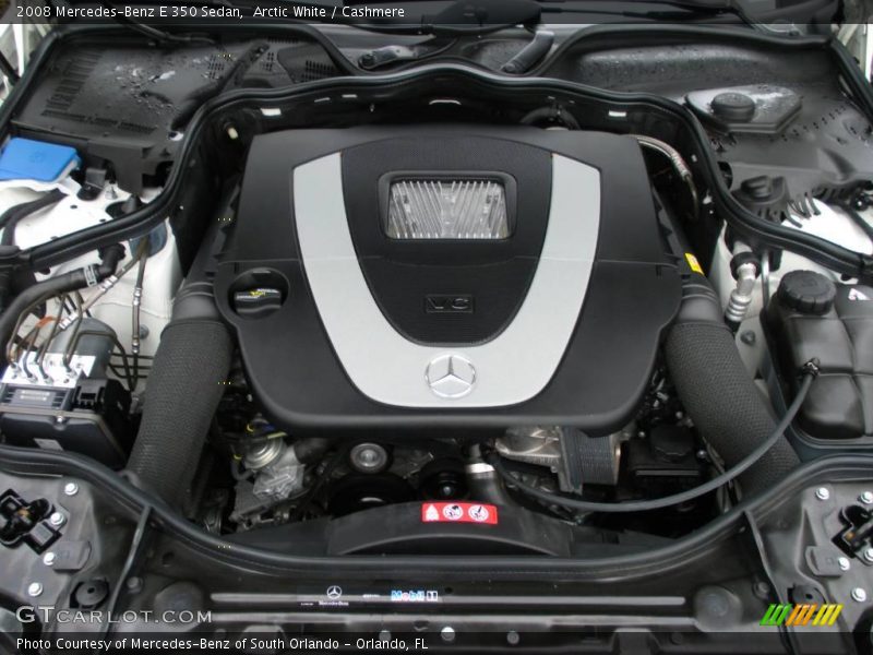 Arctic White / Cashmere 2008 Mercedes-Benz E 350 Sedan
