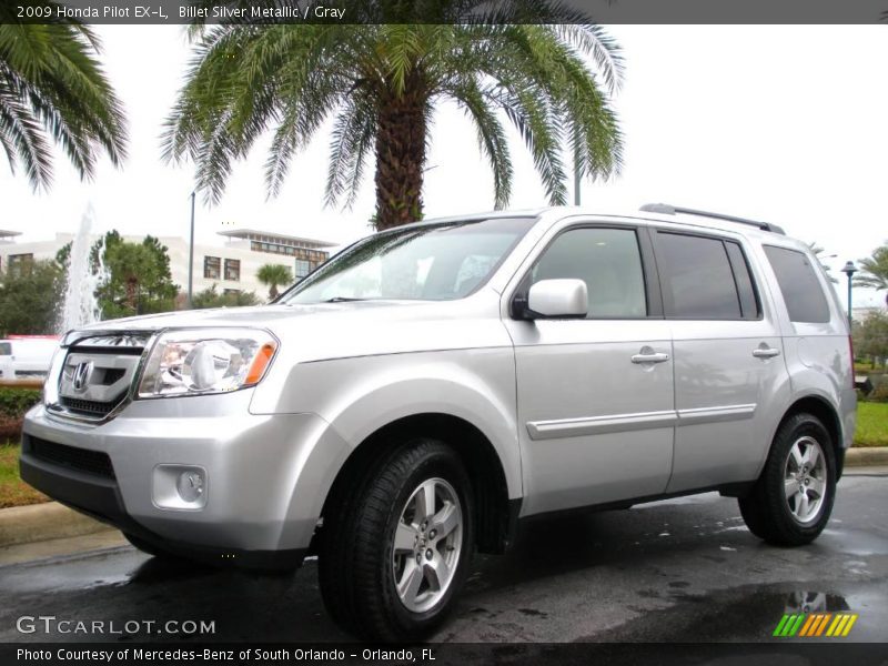 Billet Silver Metallic / Gray 2009 Honda Pilot EX-L