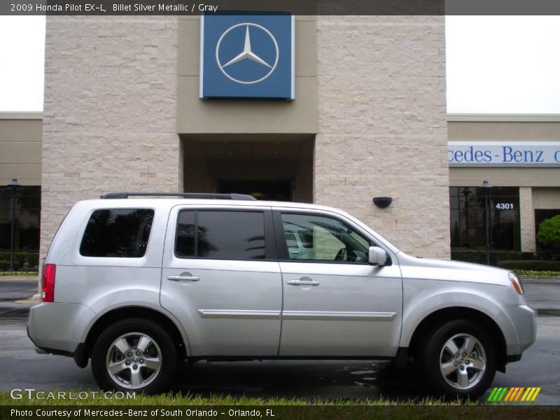 Billet Silver Metallic / Gray 2009 Honda Pilot EX-L