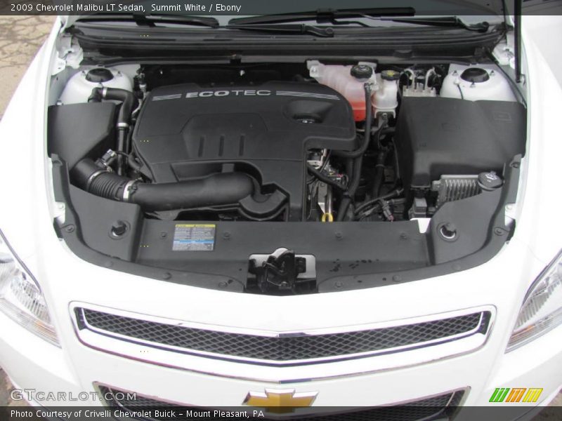 Summit White / Ebony 2009 Chevrolet Malibu LT Sedan