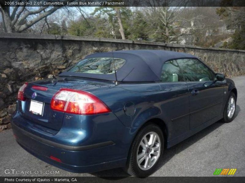 Fusion Blue Metallic / Parchment 2006 Saab 9-3 2.0T Convertible