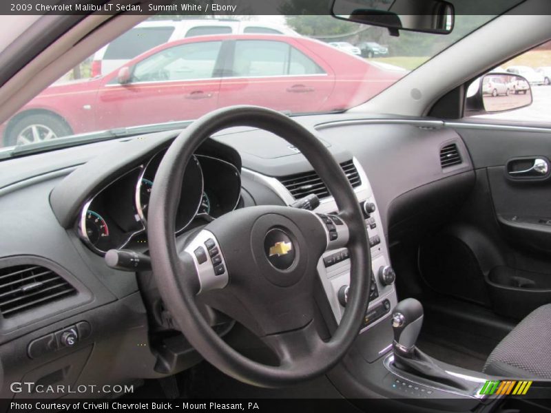 Summit White / Ebony 2009 Chevrolet Malibu LT Sedan