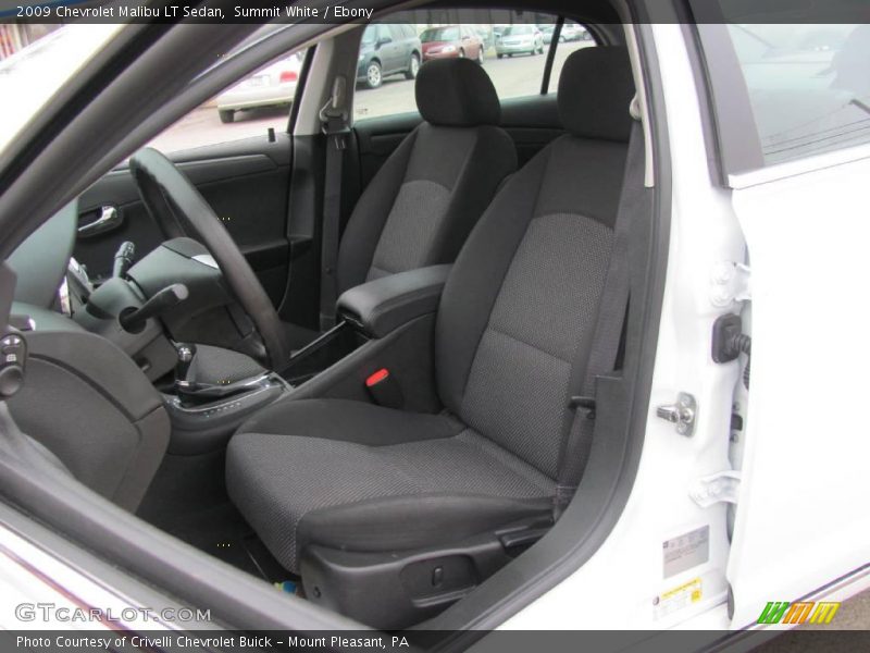 Summit White / Ebony 2009 Chevrolet Malibu LT Sedan