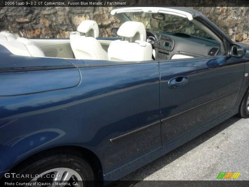 Fusion Blue Metallic / Parchment 2006 Saab 9-3 2.0T Convertible