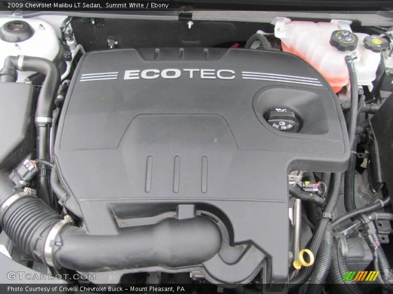 Summit White / Ebony 2009 Chevrolet Malibu LT Sedan