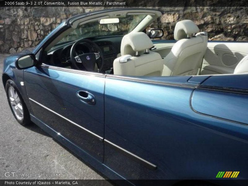 Fusion Blue Metallic / Parchment 2006 Saab 9-3 2.0T Convertible