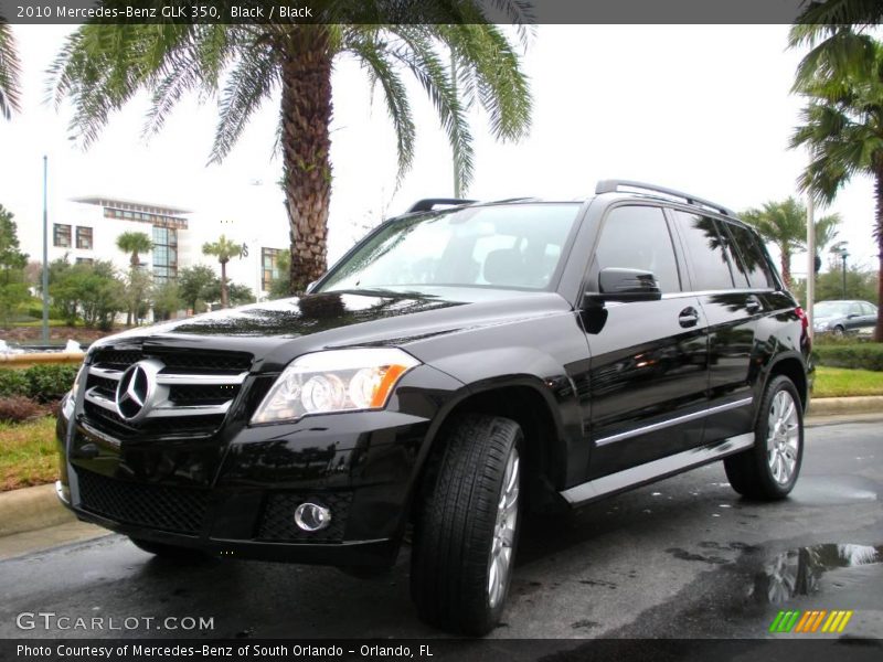 Black / Black 2010 Mercedes-Benz GLK 350