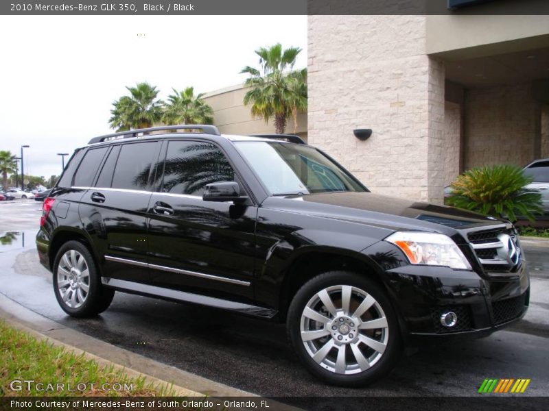 Black / Black 2010 Mercedes-Benz GLK 350