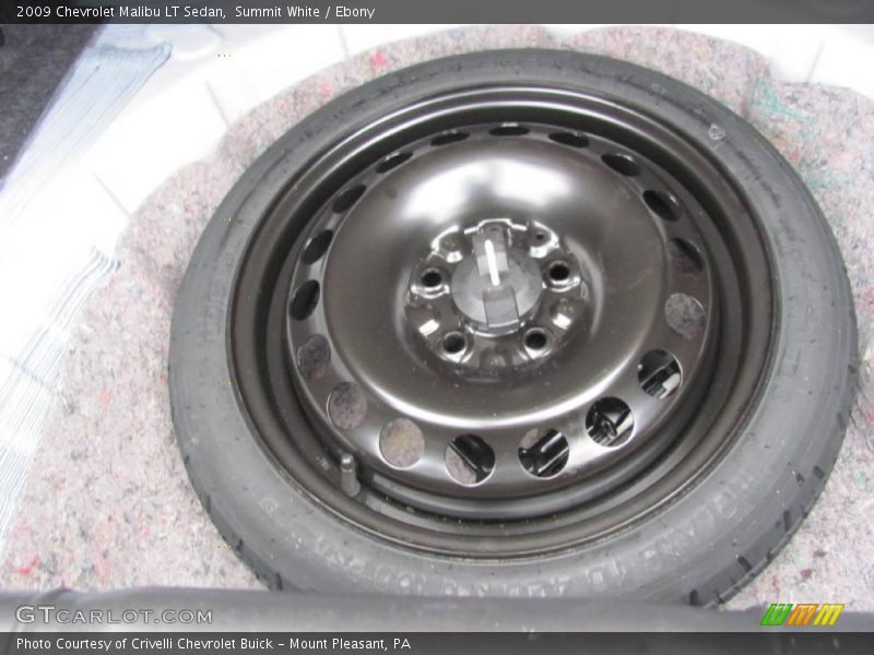 Summit White / Ebony 2009 Chevrolet Malibu LT Sedan