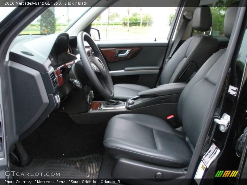 Black / Black 2010 Mercedes-Benz GLK 350
