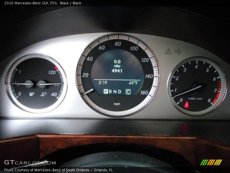 Black / Black 2010 Mercedes-Benz GLK 350