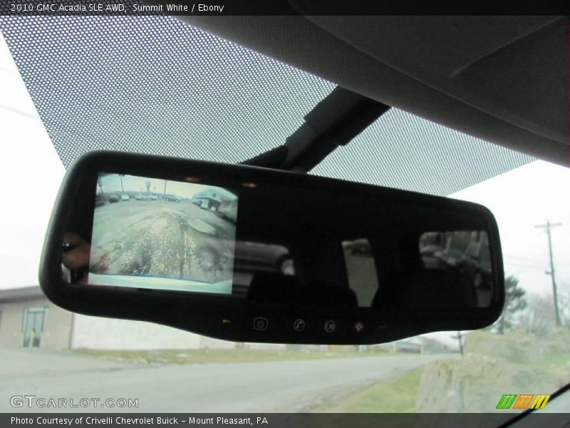 Summit White / Ebony 2010 GMC Acadia SLE AWD