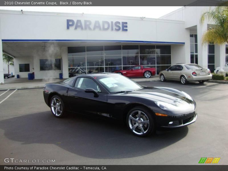Black / Ebony Black 2010 Chevrolet Corvette Coupe