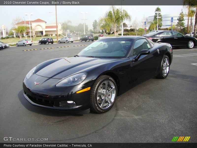Black / Ebony Black 2010 Chevrolet Corvette Coupe