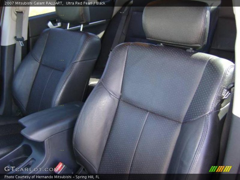Ultra Red Pearl / Black 2007 Mitsubishi Galant RALLIART