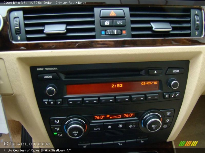 Crimson Red / Beige 2009 BMW 3 Series 328xi Sedan