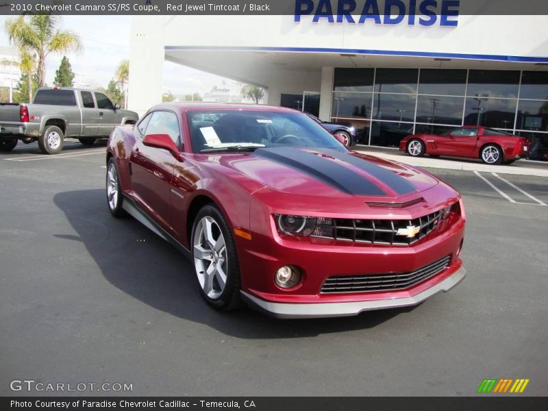 Red Jewel Tintcoat / Black 2010 Chevrolet Camaro SS/RS Coupe