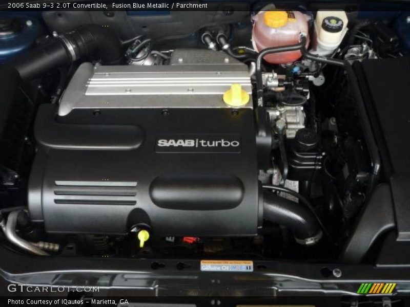Fusion Blue Metallic / Parchment 2006 Saab 9-3 2.0T Convertible
