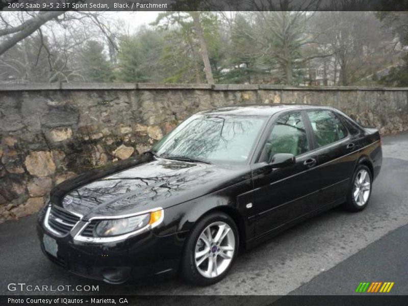Black / Parchment 2006 Saab 9-5 2.3T Sport Sedan