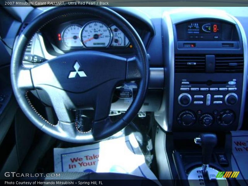 Ultra Red Pearl / Black 2007 Mitsubishi Galant RALLIART