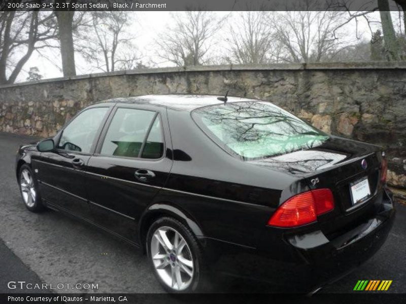 Black / Parchment 2006 Saab 9-5 2.3T Sport Sedan