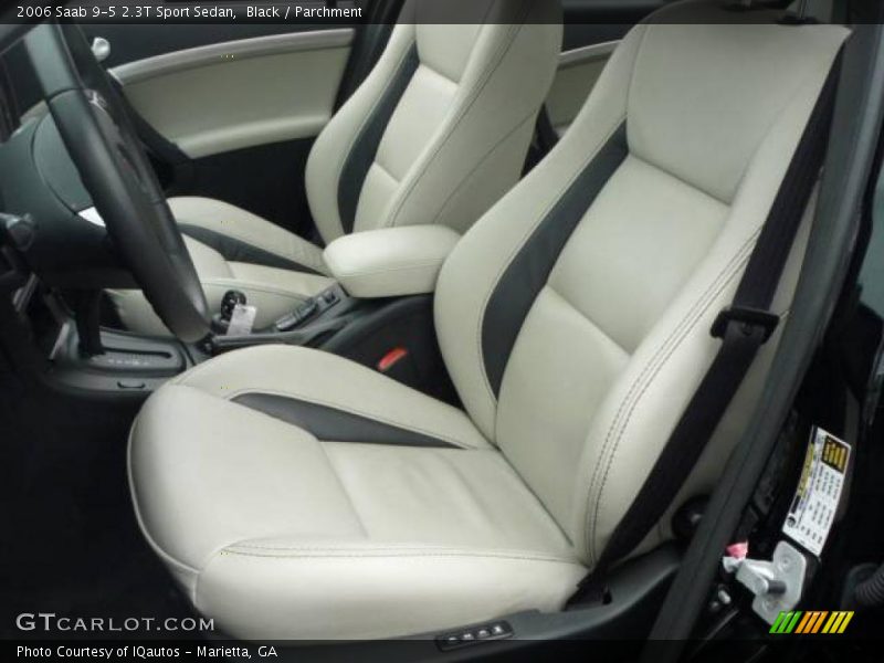 Black / Parchment 2006 Saab 9-5 2.3T Sport Sedan