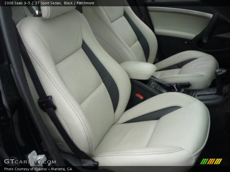 Black / Parchment 2006 Saab 9-5 2.3T Sport Sedan