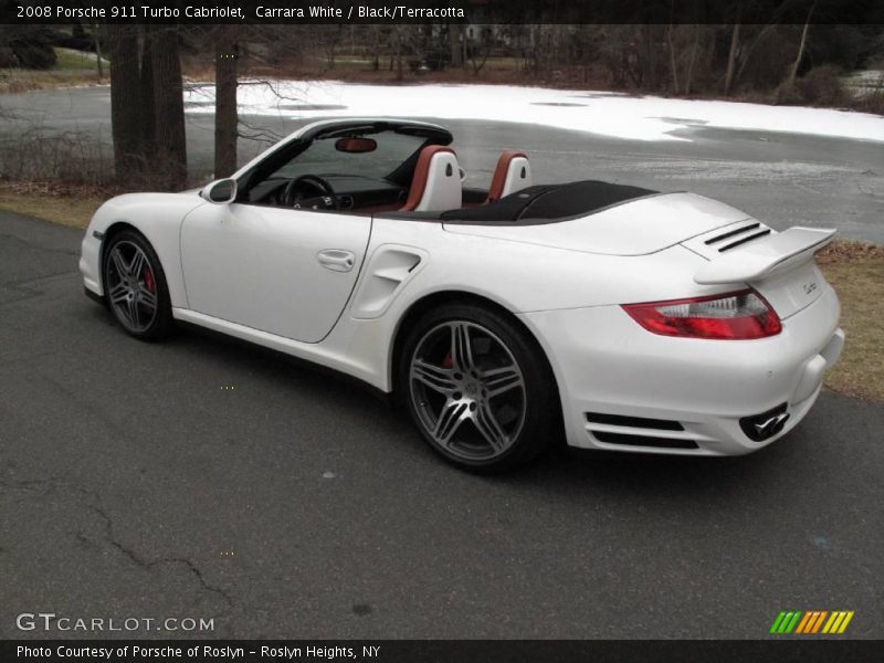 Carrara White / Black/Terracotta 2008 Porsche 911 Turbo Cabriolet