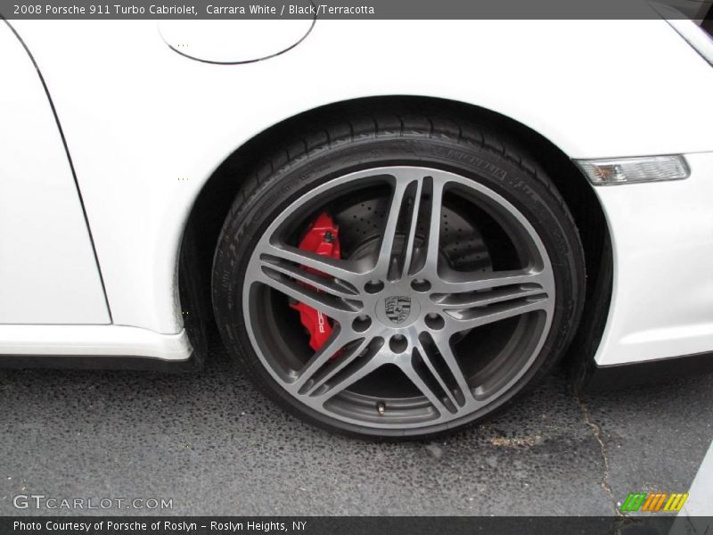 Carrara White / Black/Terracotta 2008 Porsche 911 Turbo Cabriolet