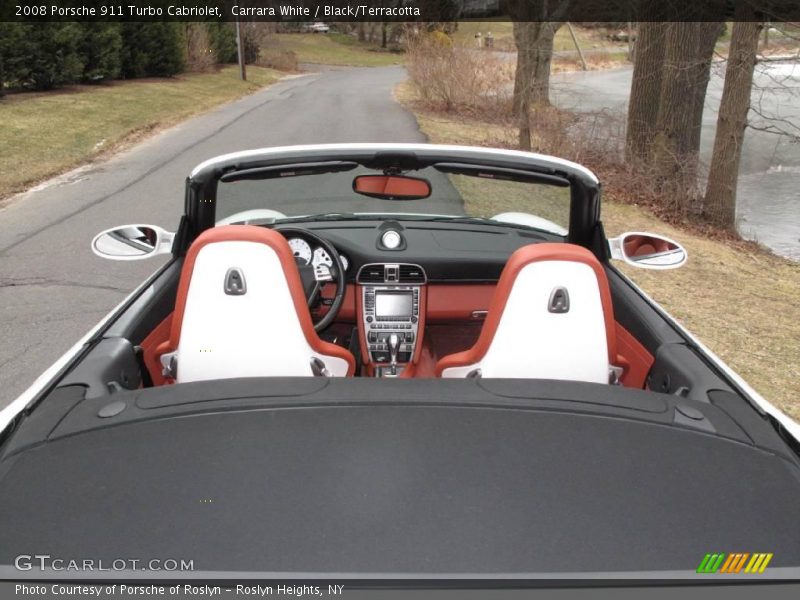 Carrara White / Black/Terracotta 2008 Porsche 911 Turbo Cabriolet