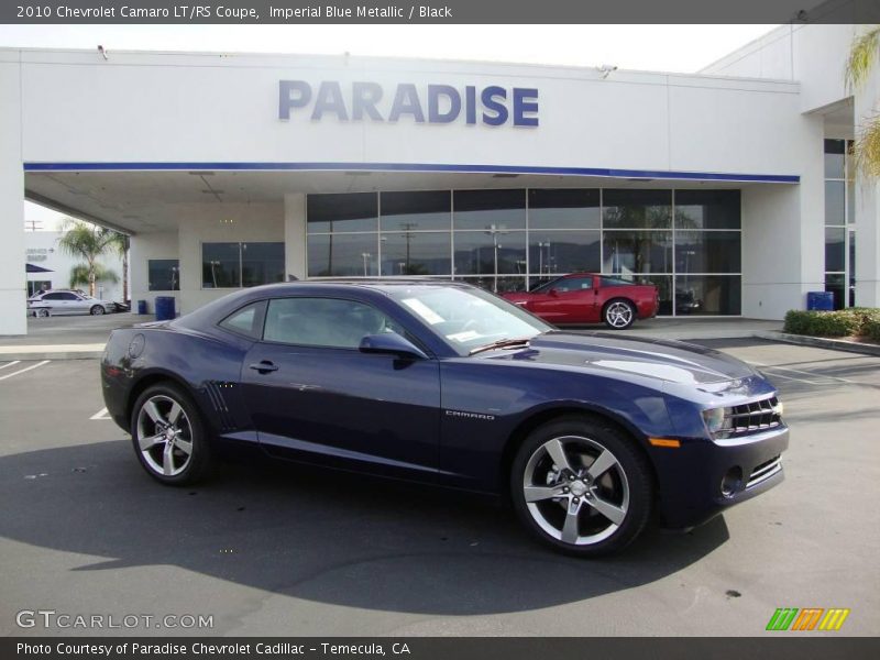 Imperial Blue Metallic / Black 2010 Chevrolet Camaro LT/RS Coupe