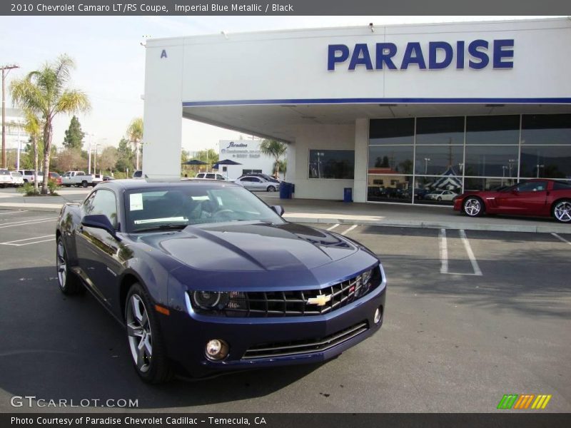 Imperial Blue Metallic / Black 2010 Chevrolet Camaro LT/RS Coupe