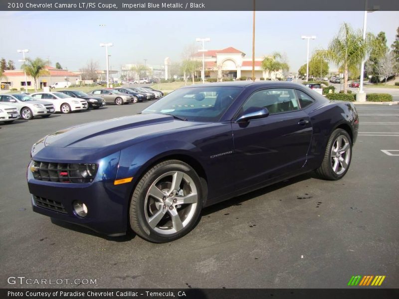 Imperial Blue Metallic / Black 2010 Chevrolet Camaro LT/RS Coupe